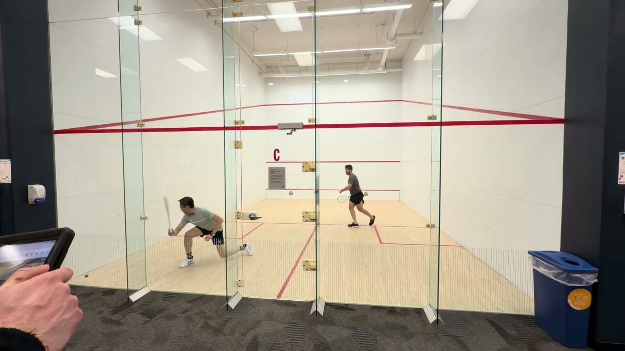 Squash - MRU Open 2026 - Division 5 - Quarterfinals - James vs Jonathan
