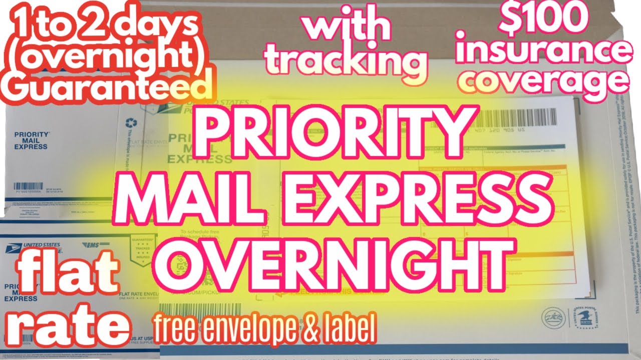 HOW TO MAIL PRIORITY MAIL EXPRESS FLAT RATE ENVELOPE | DOMESTIC ONLY 2019