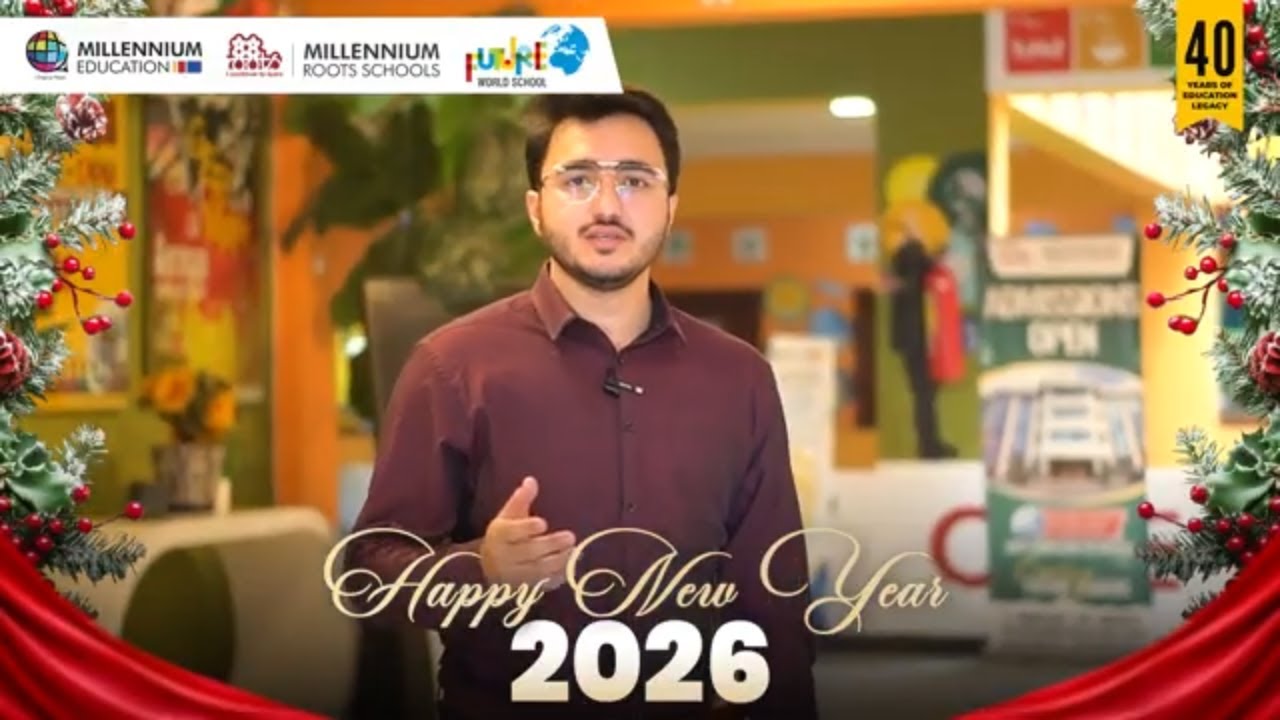 Happy New Year | 2026 🌟 from The Millennium Education Group Pakistan