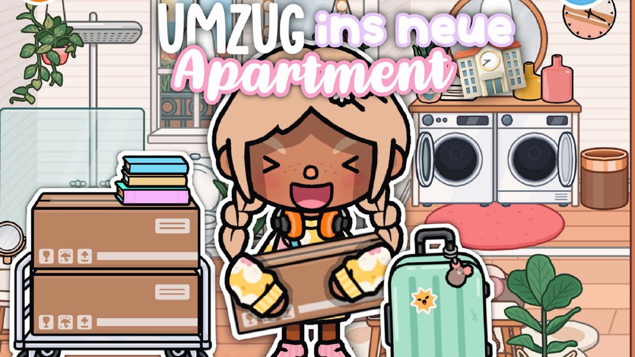 UMZUG INS NEUE APARTMENT 📦🏡 | FOLGE 1 | AESTHETIC ROUTINE/ GESCHICHTE | TOCA BOCA STORY DEUTSCH