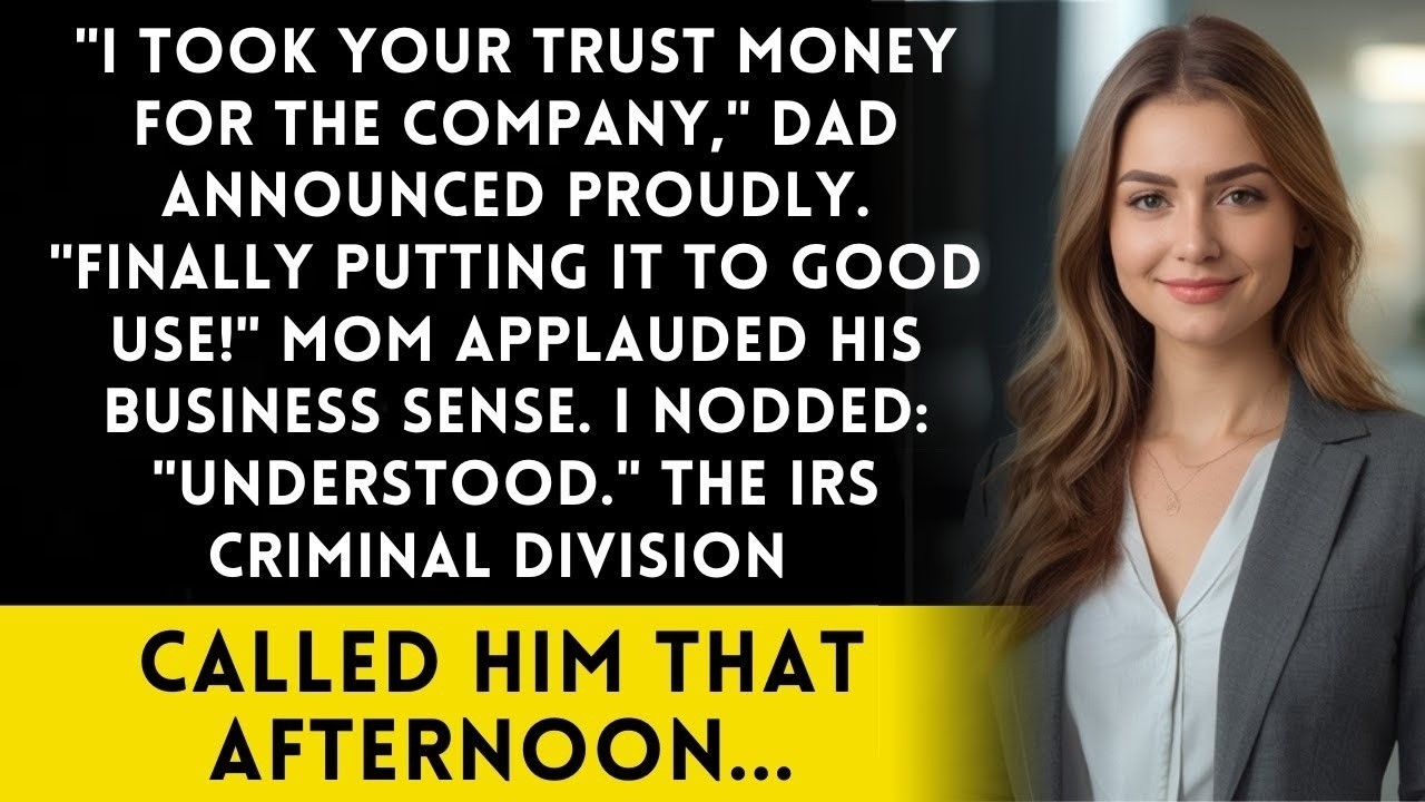 Dad Drained My “Trust Fund” for His Business — He Didn’t Know It Was a Federal Account