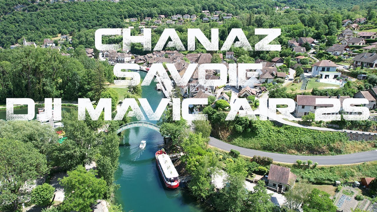 Chanaz - Canal de Savières - Le Rhône - Savoie - 5K video Mavic Air 2S - 25 mai 2022