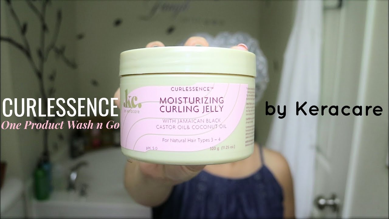 Curl Essence Keracare Review 3c 4a Hair | My Reaction Tho... | One Product WashnGo
