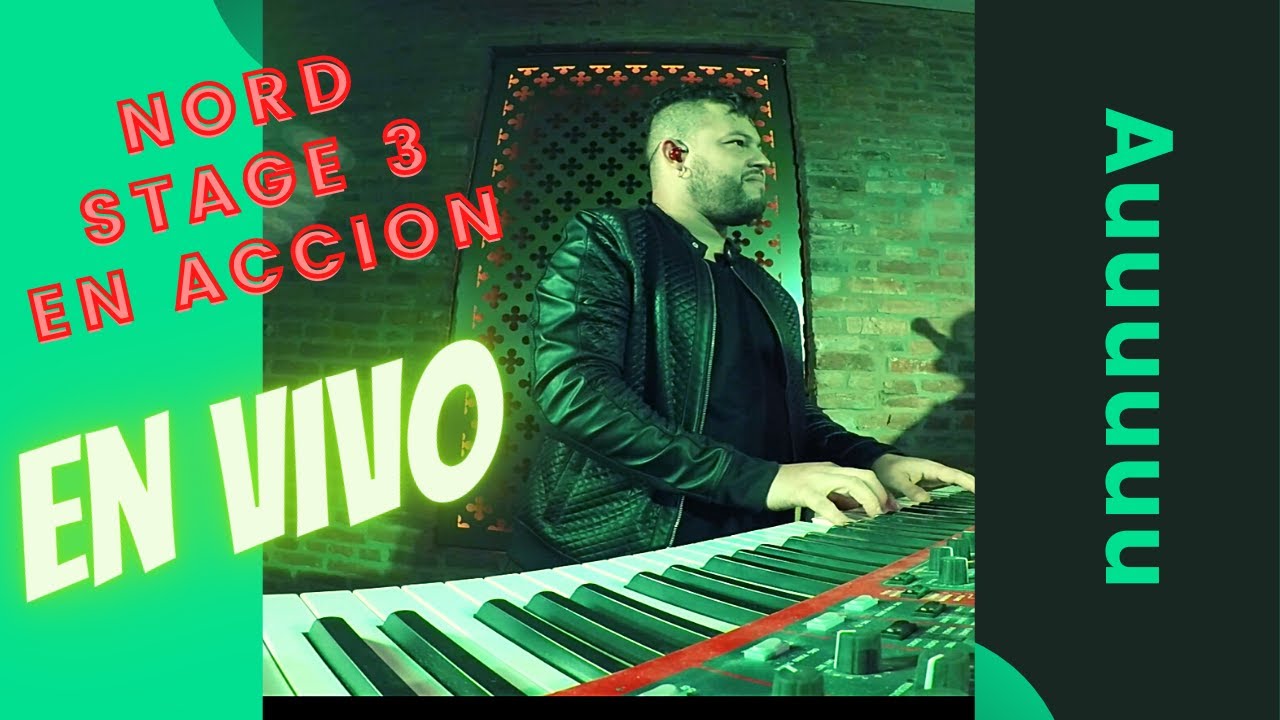 Nord Stage 3 EN ACCIÓN! Show en vivo/Keyboard cam.