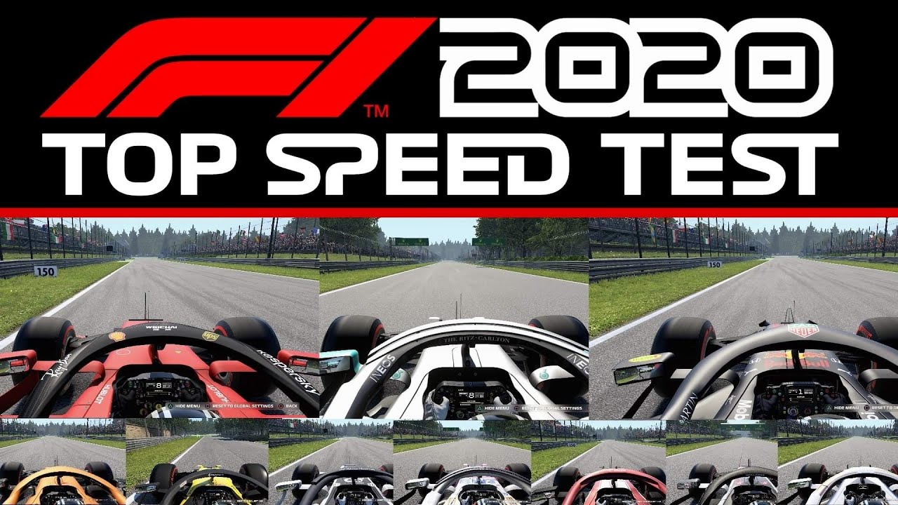 What is the Fastest F1 2020 Car? | Top Speed Test (KPH)