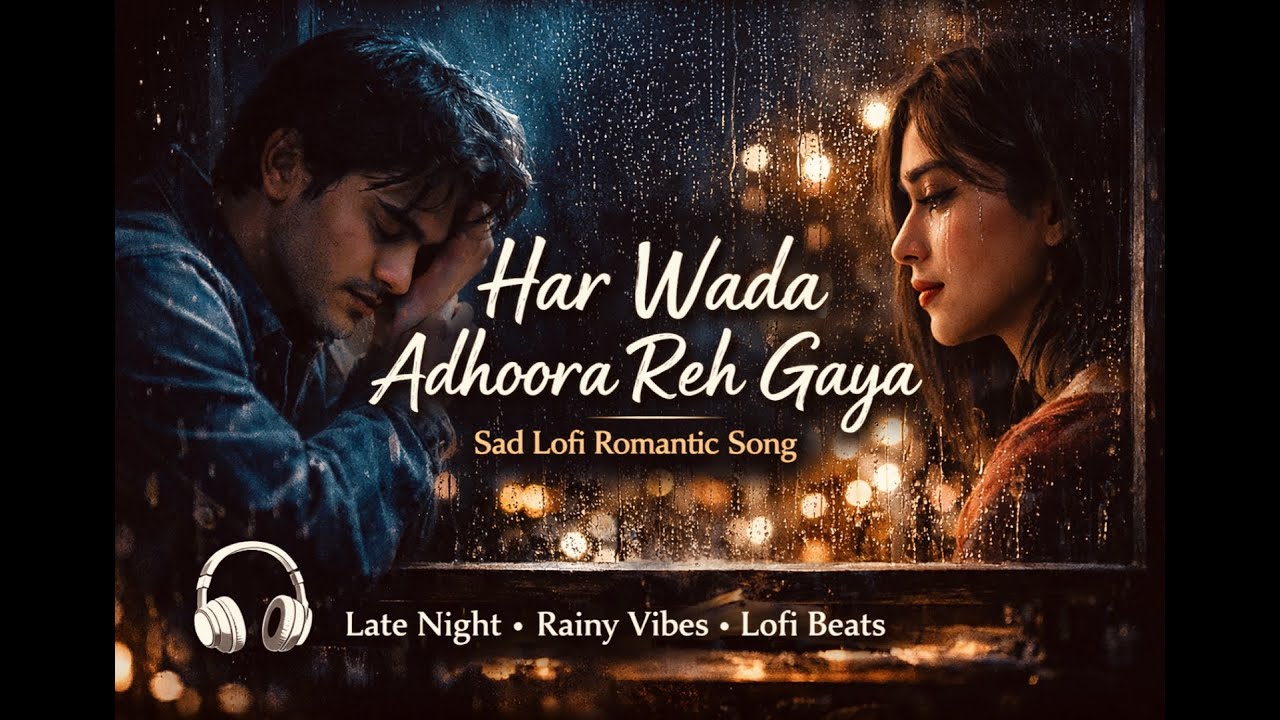 Har Wada Adhoora Reh Gaya |Sad LofiRomantic Song | Late Night Vibes#hindisong