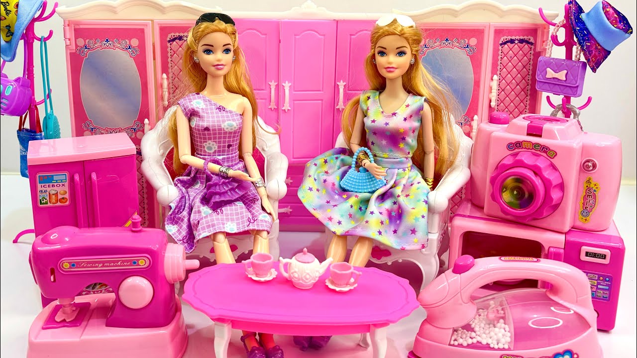 9 Satisfying Pink Barbie Closet Organization | Relaxing ASMR 🩷