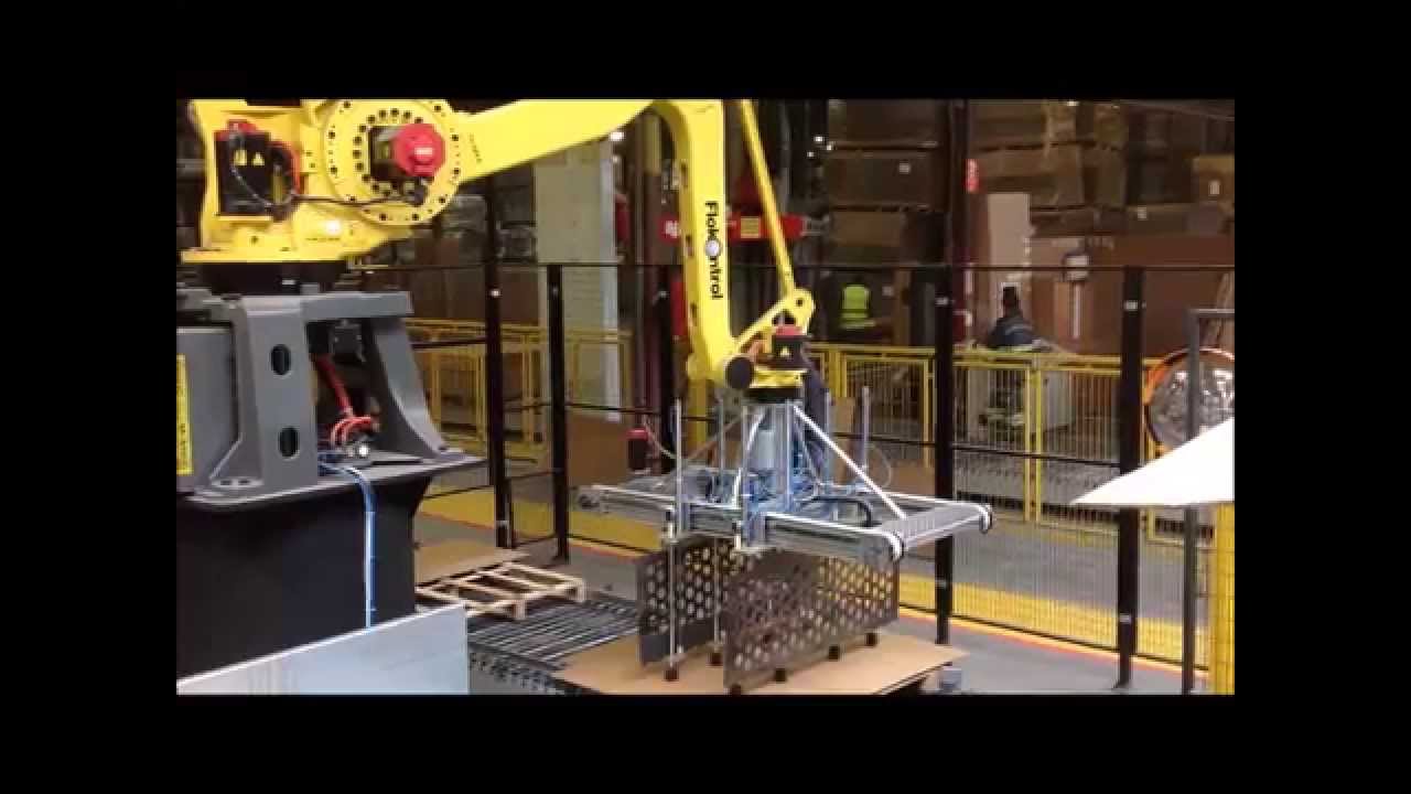 Flokontrol - Robotic Cardboard Bundle Palletizing / Robotlu Koli Balya Paletleme Sistemi