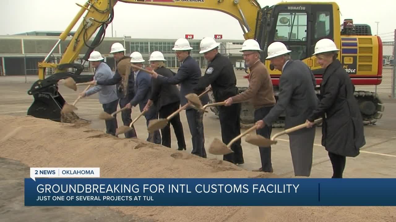 Tulsa airport breaks ground on international customs facility for travelers