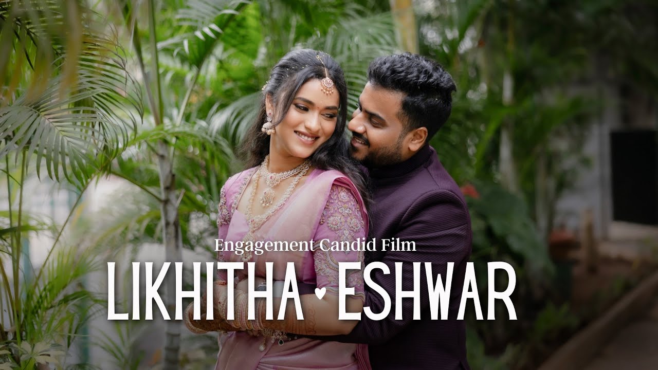 Likhitha x Eshwar | Engagement Candid Film | MLR Convention | Weddingraja