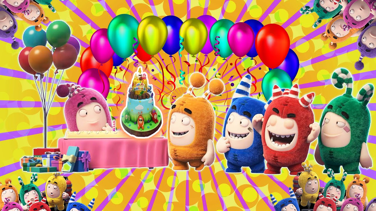 Oddbods Birthday Party | Oddbods Compilation | Oddbods Baby Part 3 | Coffin Dance Song Cover