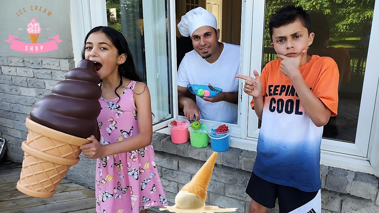Heidi and Zidane’s Ice Cream Adventure! 🍦 | Fun Stories for Kids