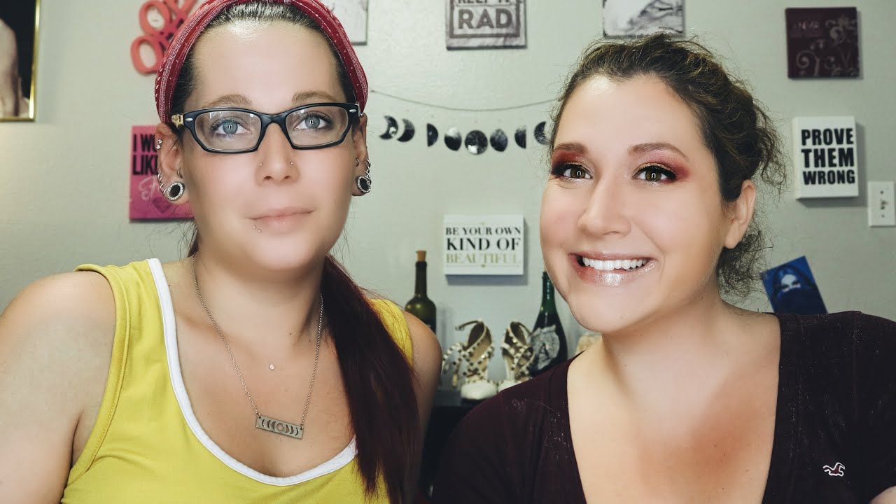 Doing my friends makeup