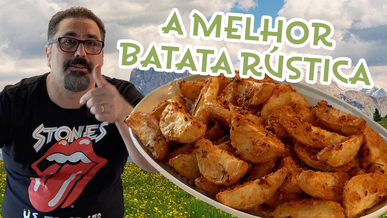 Descobri o SEGREDO da BATATA RÚSTICA perfeita