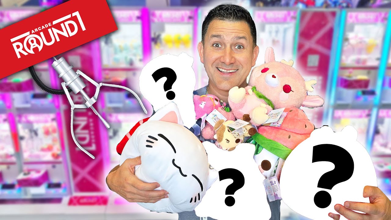 We Won ALL of these from the Claw Machines so Easily!