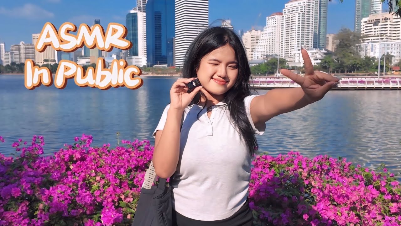 ASMR AT BENJAKITTI PARK 🌷 (Public)