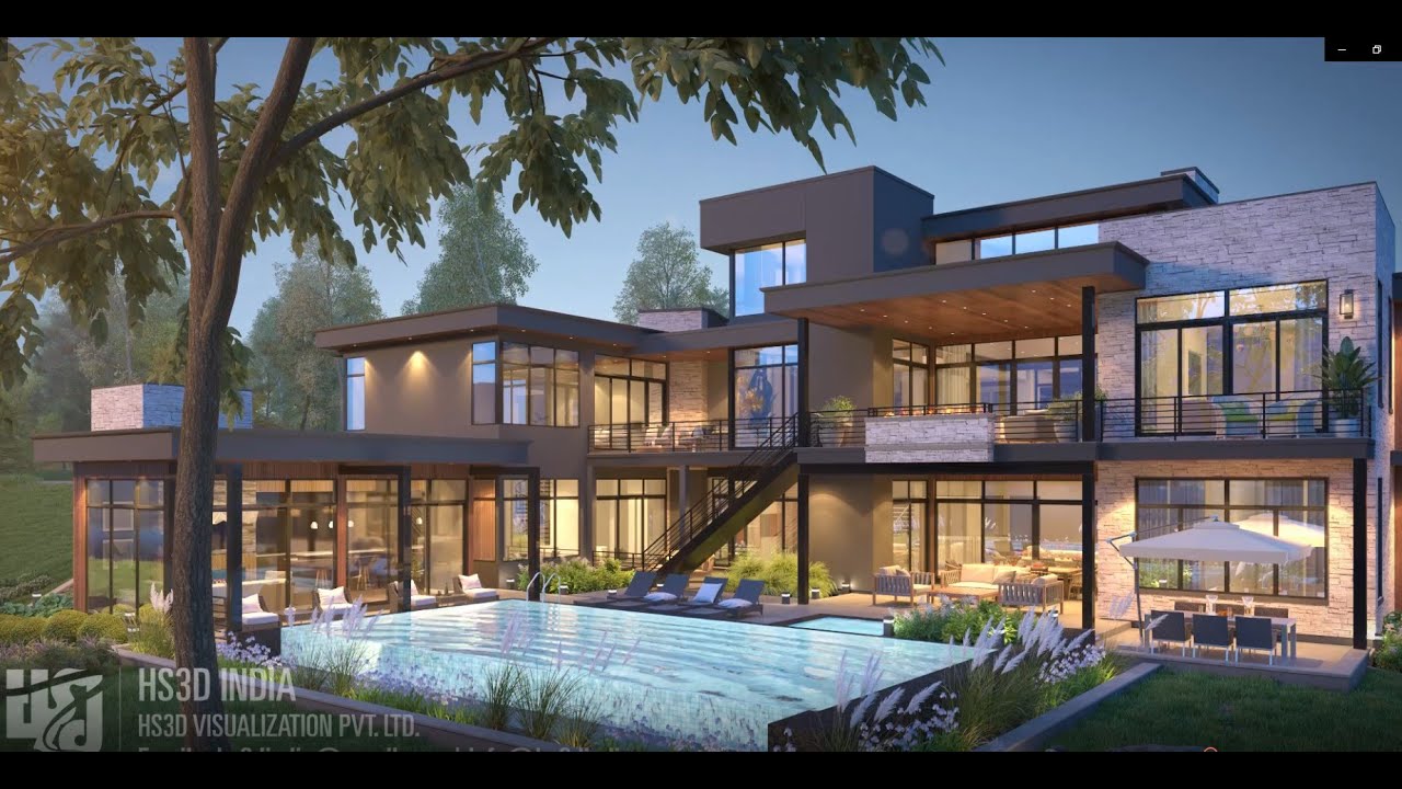 Luxury Homes 3D Animation Walkthrough | Flythrough | USA