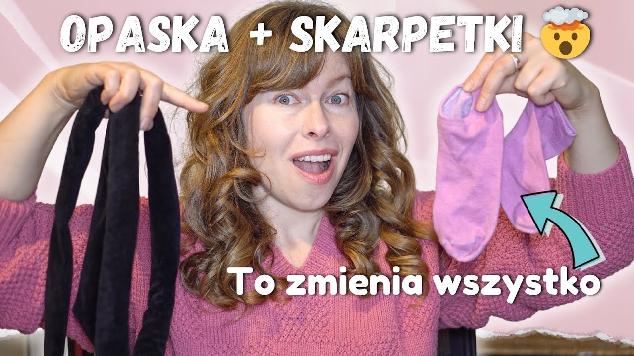 Mój patent na nocne loki: opaska + skarpetki dla perfekcyjnych loków!