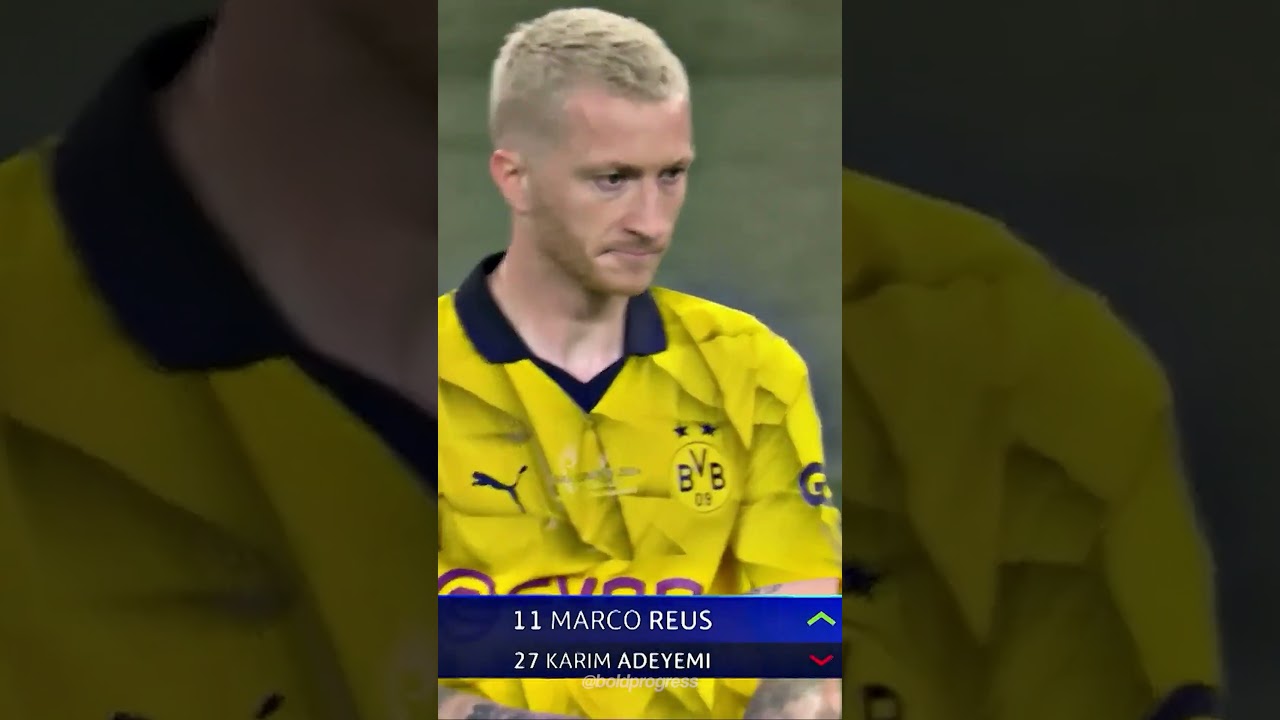 MARCO REUS FINAL GAME! 💔