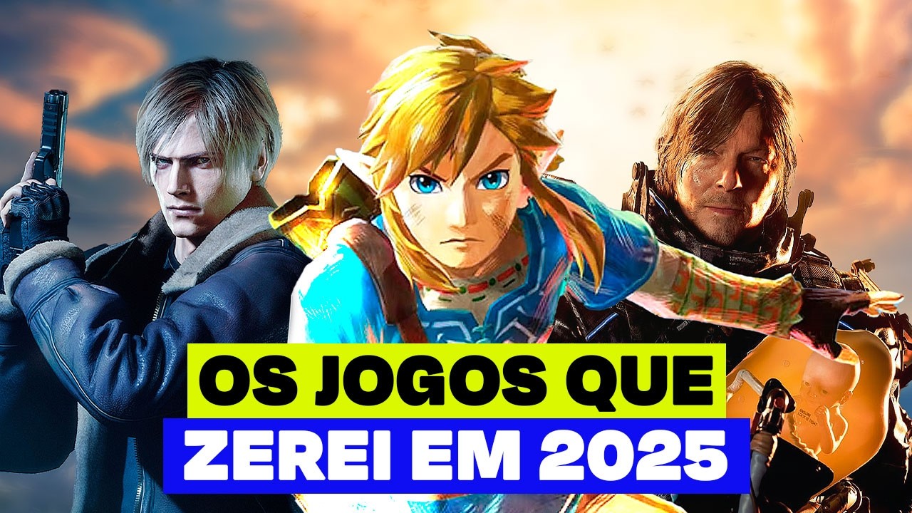 TODOS os jogos que EU ZEREI em 2025