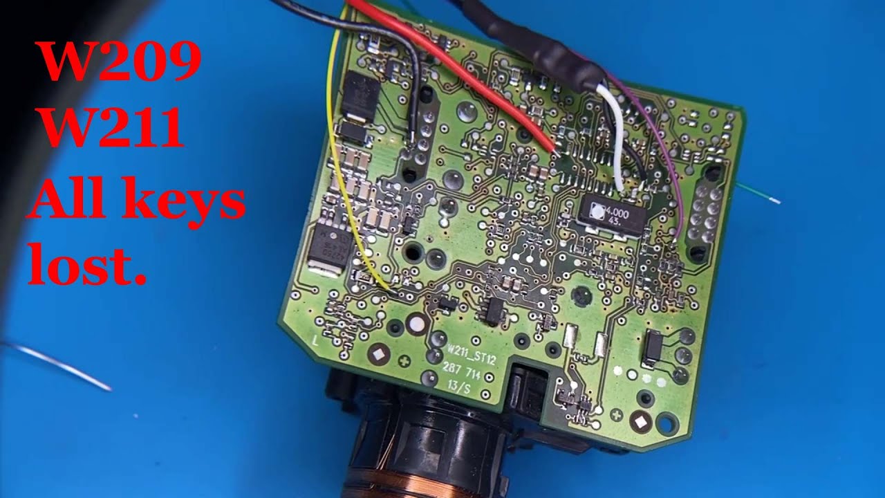 Mercedes W209 EIS All Keys Lost with VVDI Prog and VVDI MB Tool