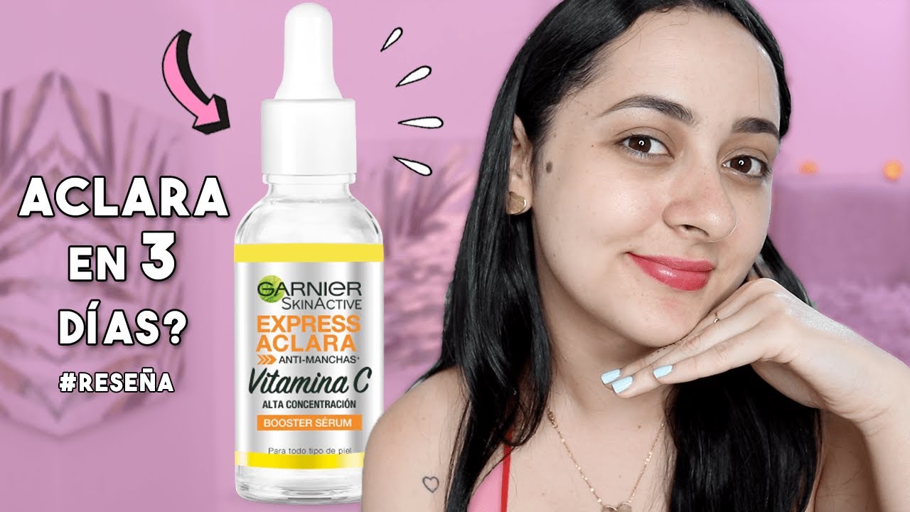 ¿El Serum de Garnier ACLARA en 3 Días? ¿VALE LA PENA? | GARNIER VITAMINA C EXPRESS ACLARA *RESEÑA*