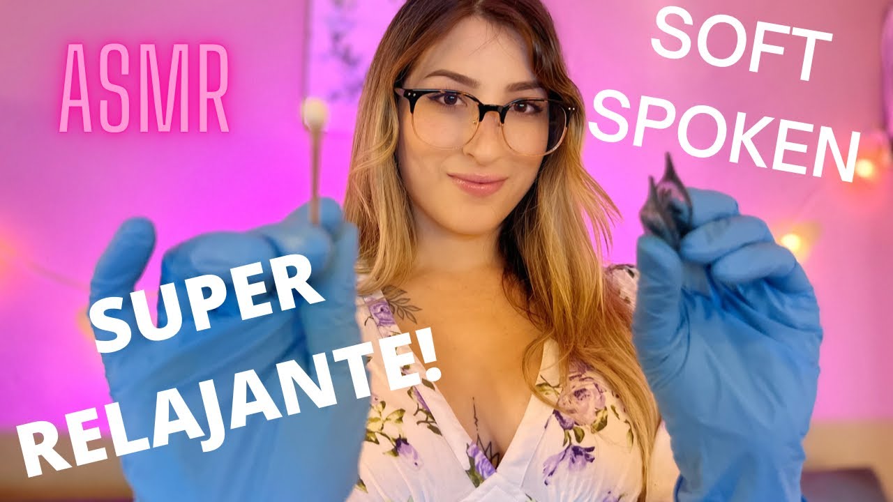 ✨ASMR✨SÚPER RELAJANTE! ROLEPLAY Dermatóloga SOFT SPOKEN asmr español