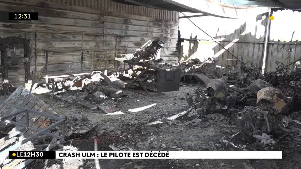 Un pilote a perdu le contrôle de son ULM, venant percuter l'un des hangars de la base de Cambaie
