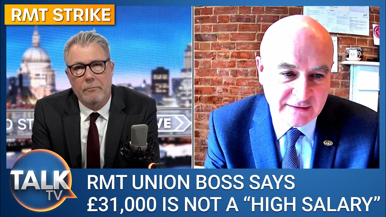 RMT union leader says &pound;31,000 is not a 