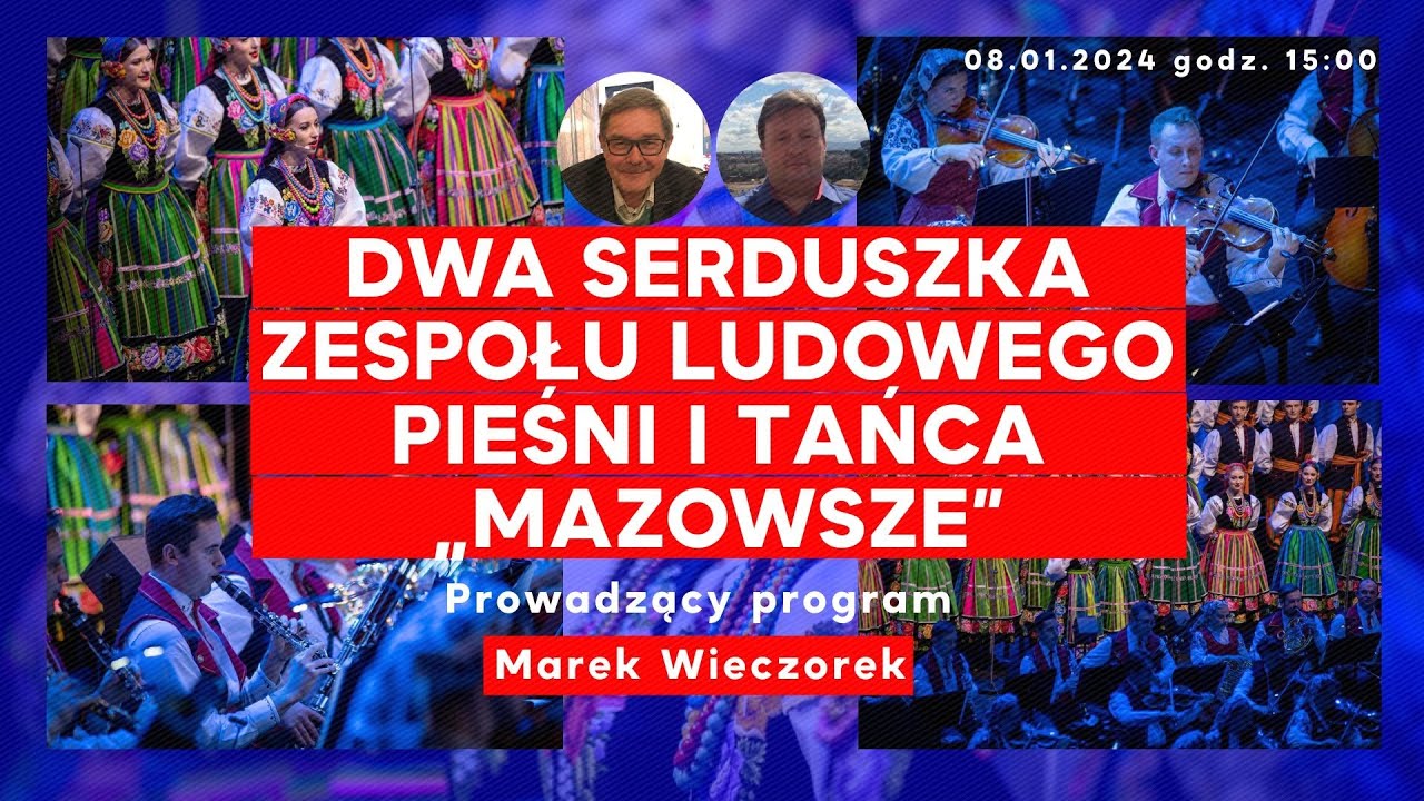 Dwa serduszka Zespołu Ludowego Pieśni i Tańca „Mazowsze”