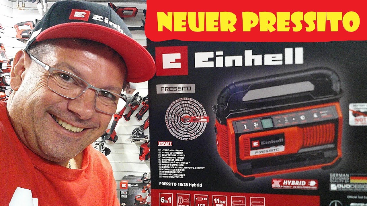 Einhell PRESSITO 18/25 Hybrid  powerXchange @FrüchtlHarry @Einhell_DACH