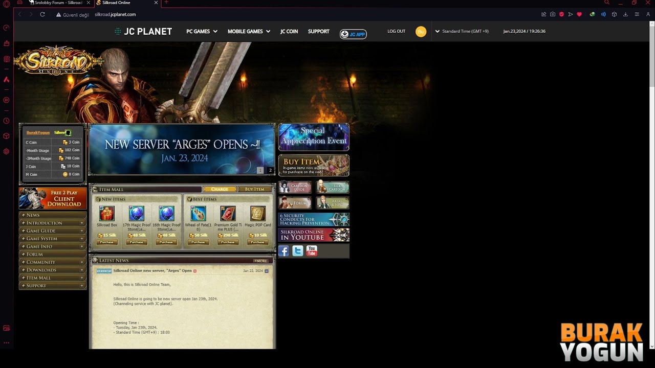 Silkroad Online - Special Appreciation Event 2024