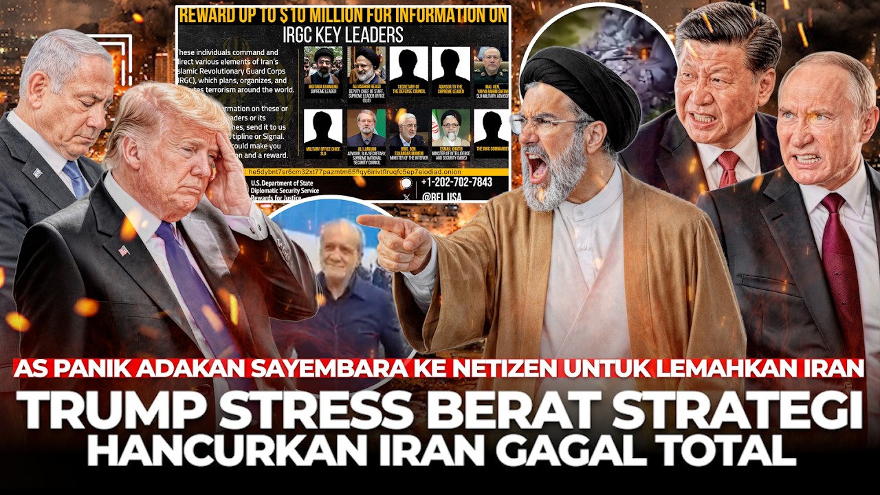 Ratusan Pesawat AS Diledakan Trump Panik Minta Tolong ke Netizen Bun8h Mojtaba! Balasan Kejam Iran