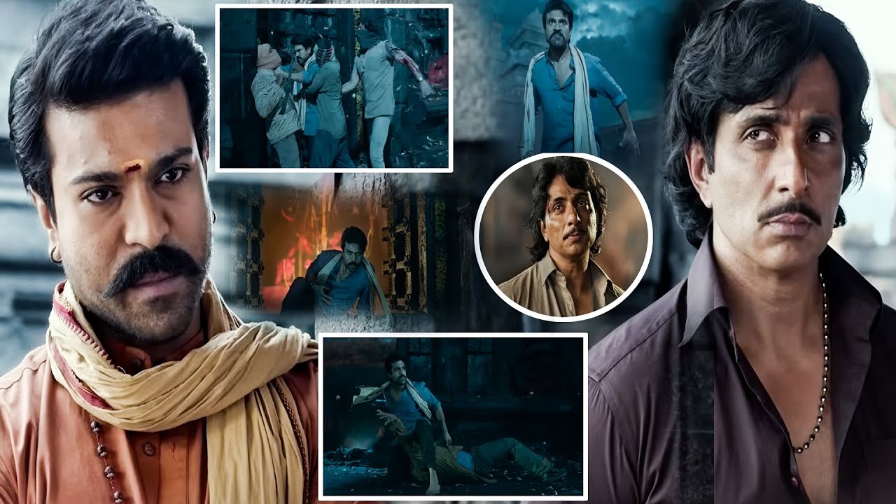 Ram CharanAnd Sonu Sood Blockbuster Temple Action Scene | Telugu Best Movie ||@OriginalmoviesOG