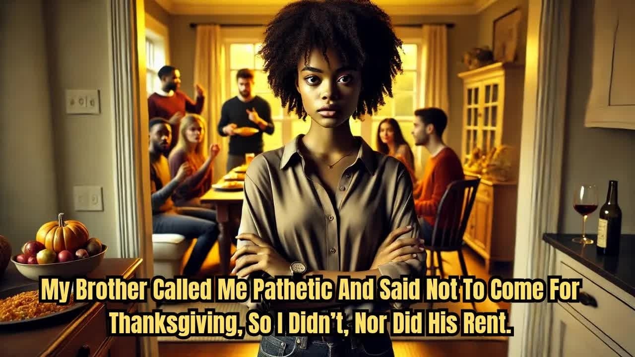 My Brother Called Me Pathetic And Said Not To Come For Thanksgiving, So I Didn’t, Nor Did His Rent