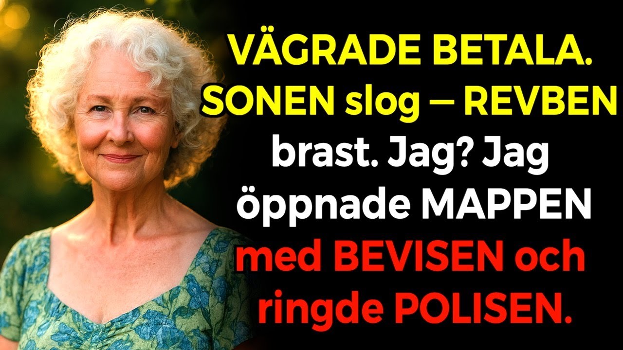 Min son bröt mina revben när jag vägrade ge honom pengarna från försäljningen av gården. Men sedan…
