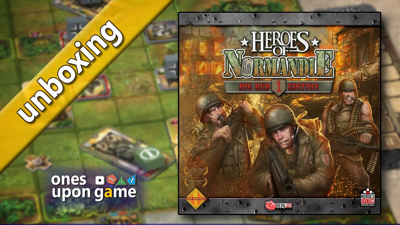 Heroes of Normandie: Big Red One || unboxing