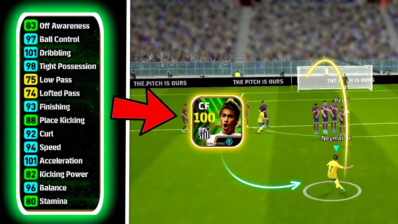 ❌ Do Not Auto Allocate | Best way to train Santos Epic NEYMAR Jnr  - eFootball 24 Mobile