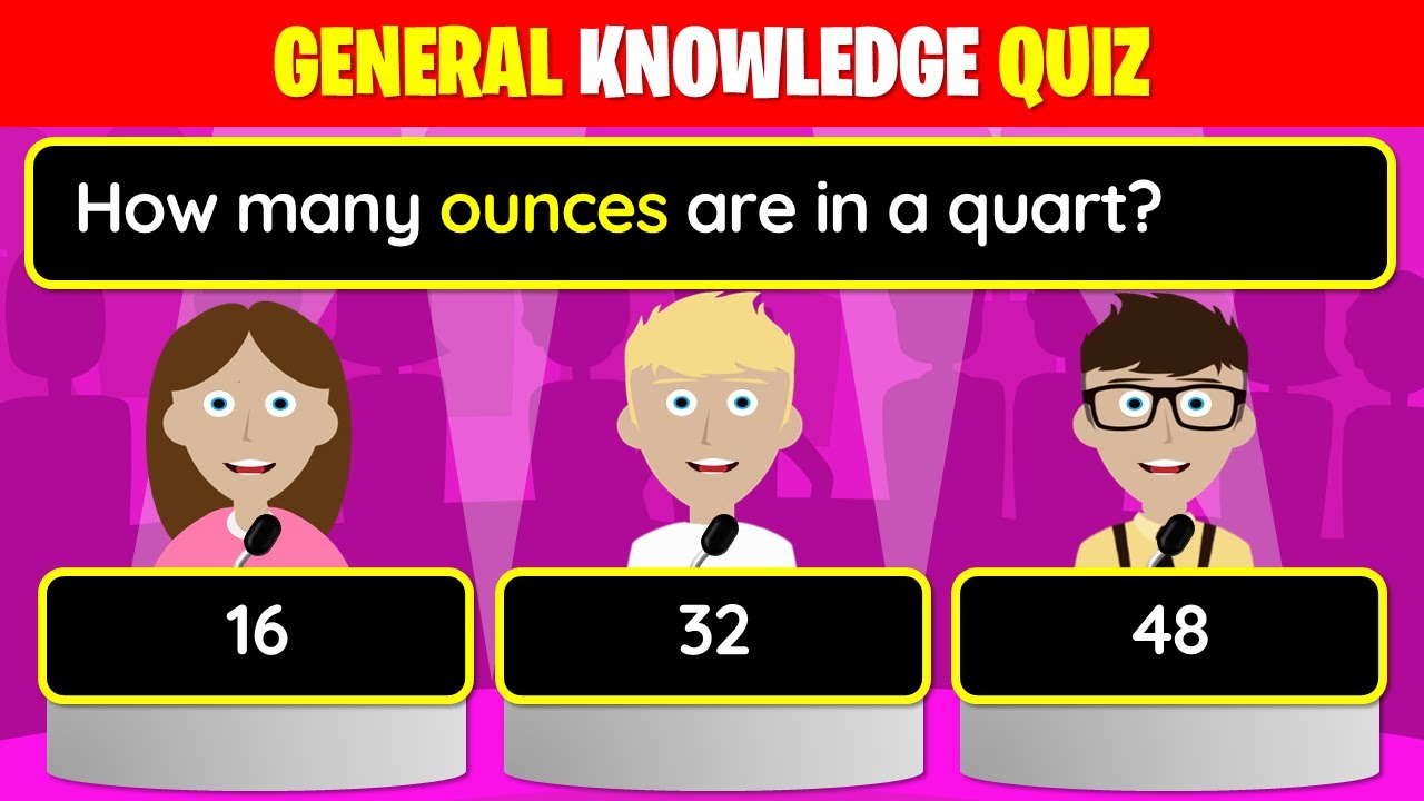 ✅  Can YOU CRUSH this GENERAL KNOWLEDGE QUIZ?! - 40 Trivia Questions | 25-118