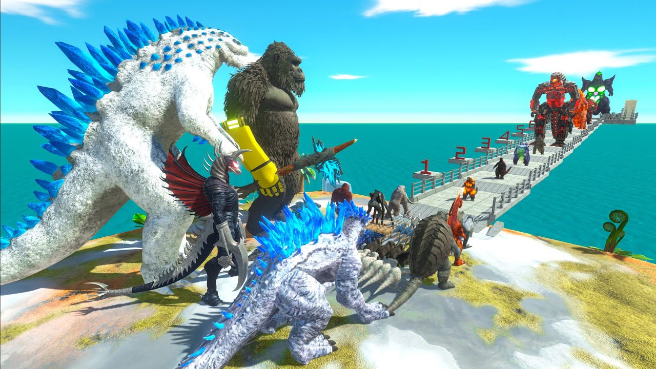 SHIMO GODZILLA or KONG Who can defeat 10 level of NEW GODZILLA Ranked From Weakest To Strongest