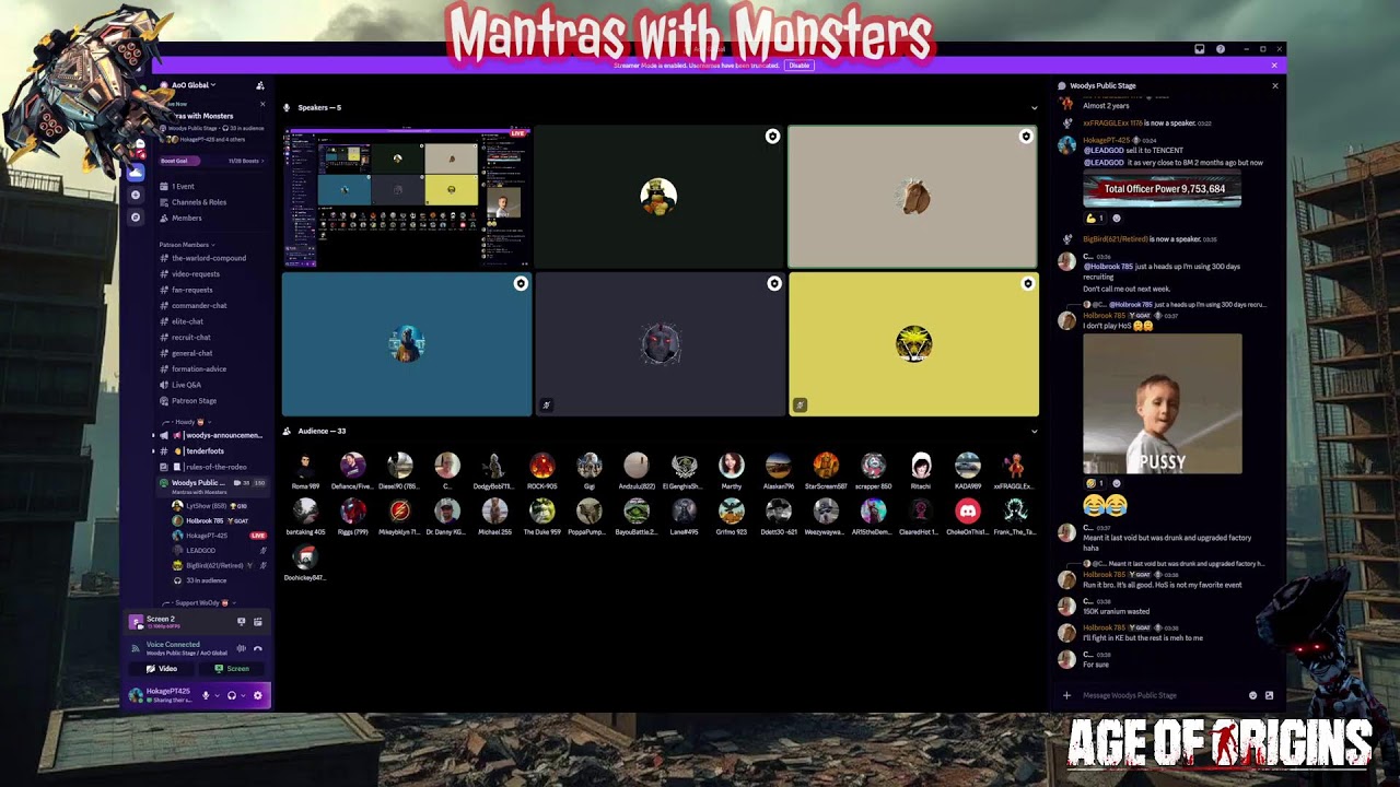 Mantras with Monsters