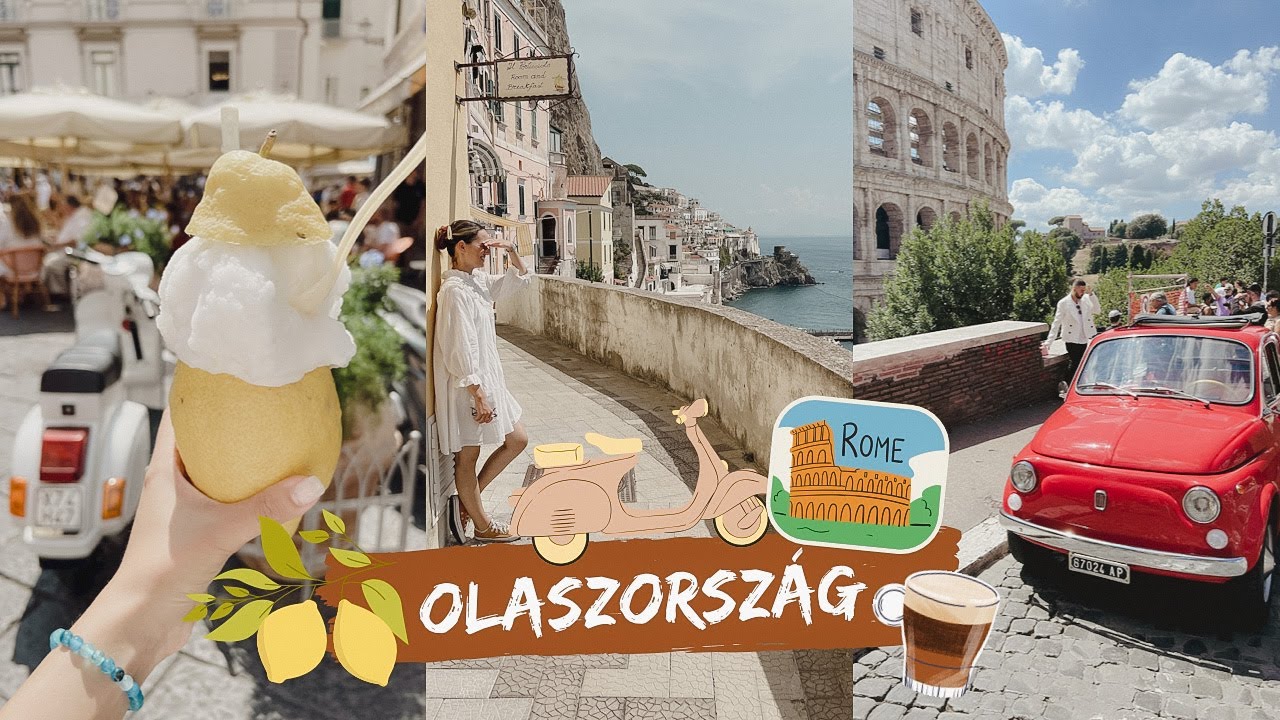 RÓMA, SALERNO, AMALFI - vlog I eszterszeglete