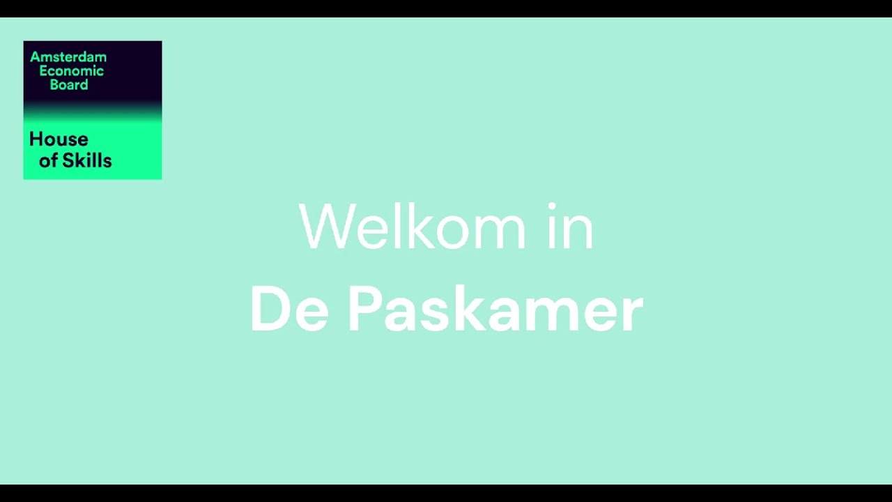 Instructievideo De Paskamer