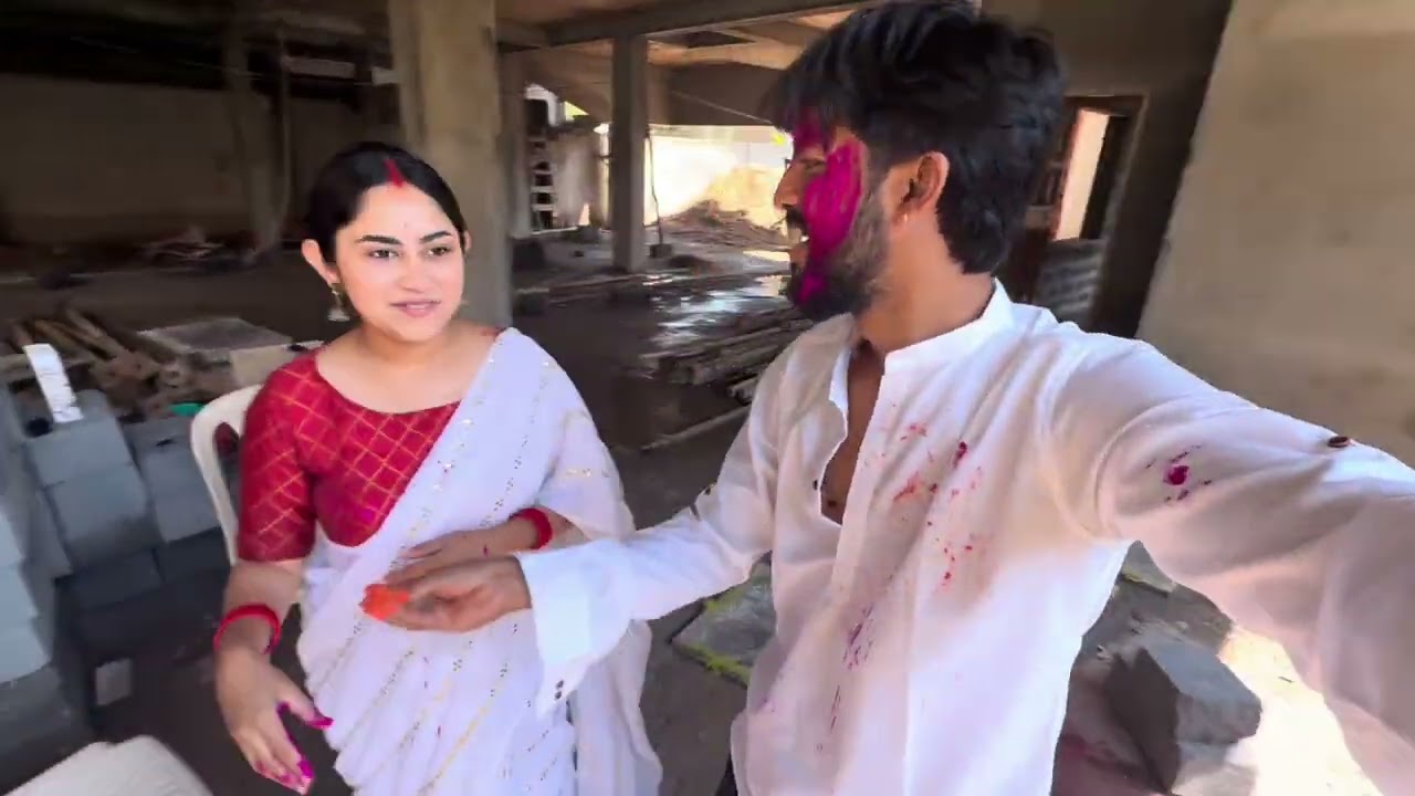 ಮದುವೆ ಆದ್ಮೇಲೆ ನಮ್ಮ ಮೊದಲ ಹೋಳಿ! 😍 | Our 1st Holi After Marriage with Shreya!