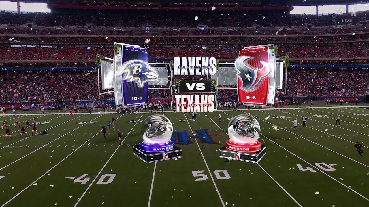 NFL Christmas Special on Netflix intro | BAL@HOU | 12/25/2024