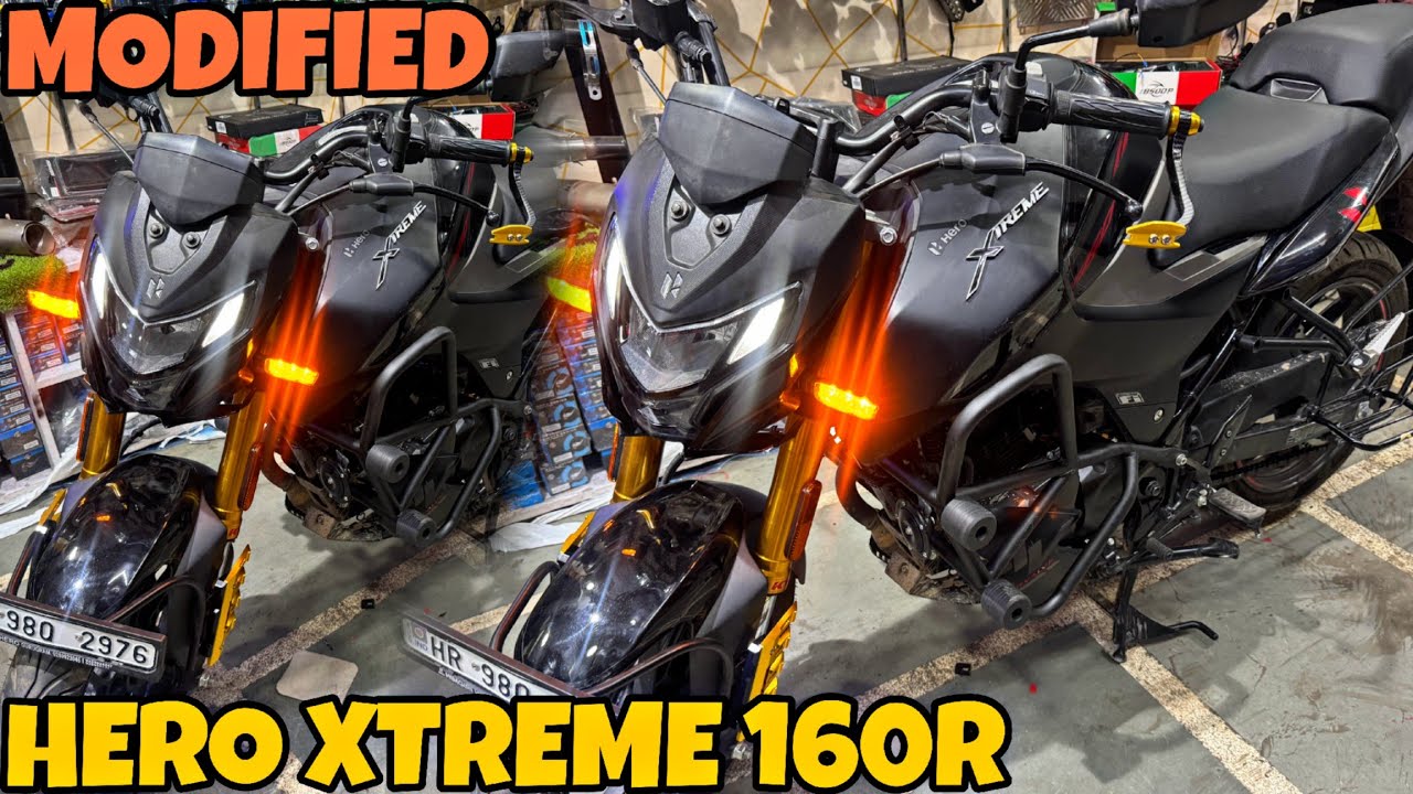 HERO XTREME 160r Budget Beautiful Modification | Crash Guard | Liver Guard | SKD Originals