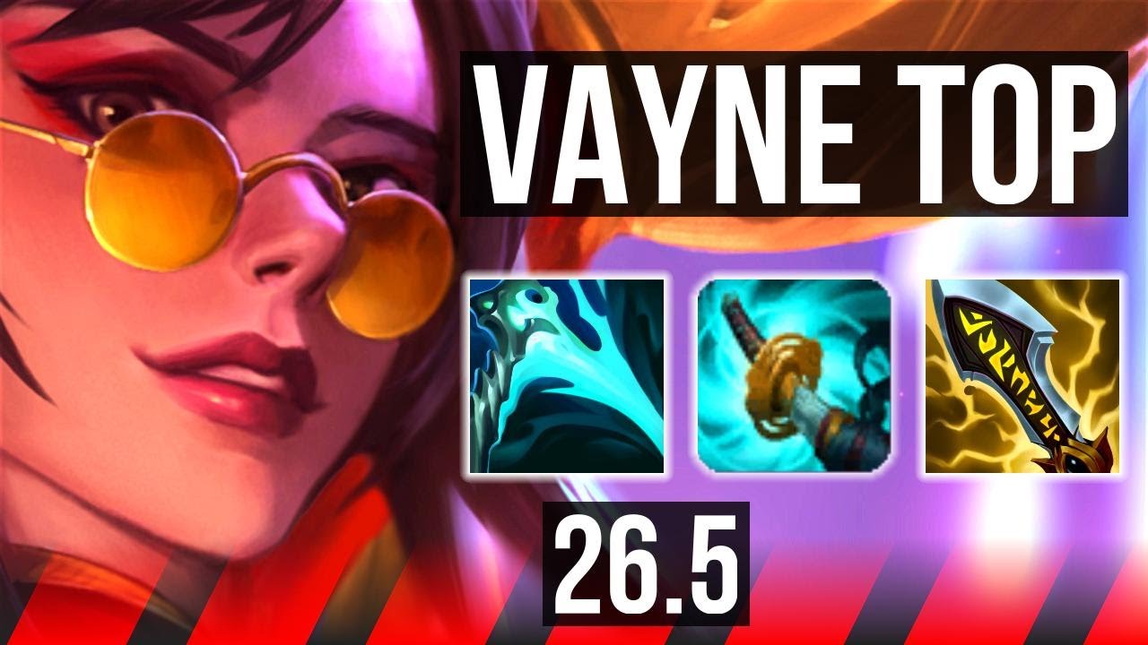 VAYNE vs DARIUS (TOP) | Good KDA: 8/1/6 | KR Master | 26.5