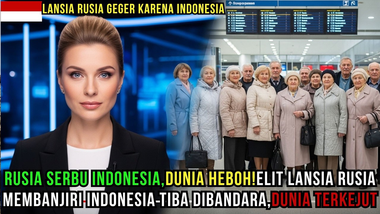 ORANG KAYA RUSIA GEMPAR 5 MENIT, SERUKAN “KE INDONESIA!”—KEKACAUAN BANDARA BIKIN DUNIA TERKEJUT!