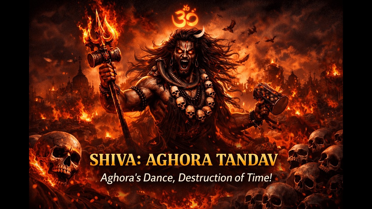 Shiva Aghora Tandav 🔥 The Destroyer Awakens | When Mahakaal Destroys Time | Dark Bhairav Anthem