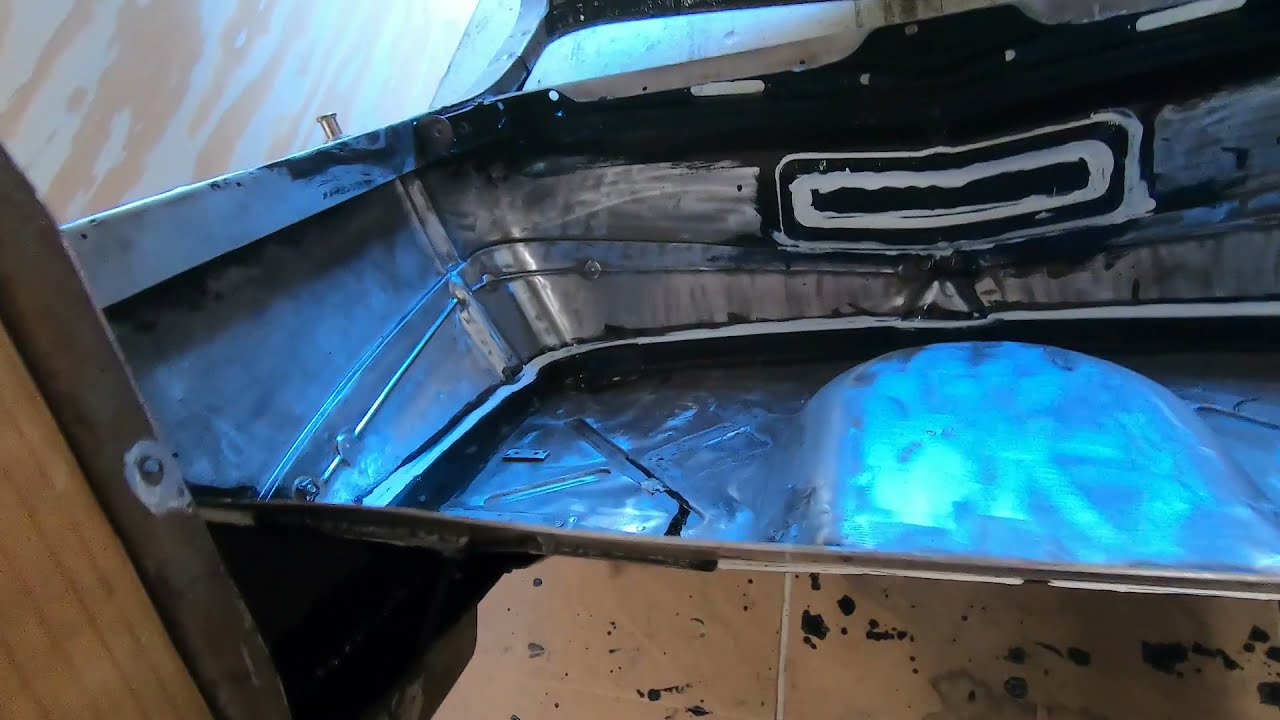 1941 Chevy Truck Restoration, POR-15 seam sealer walk around